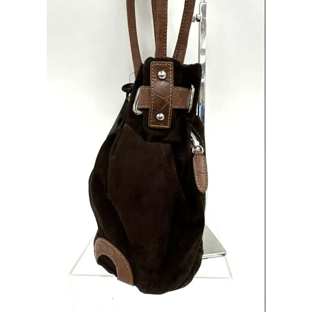 NWT Gun Tote'n Mamas Brown Suede Hobo Bag Concealed Carry Purse NWT